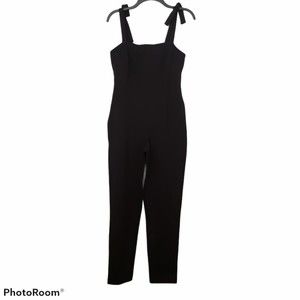Susana Monaco Black Jump Suit Size 6 NWT
